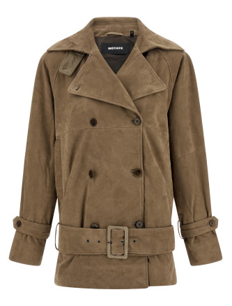 Кожаная куртка ROTATE BIRGER CHRISTENSEN Suede jacket