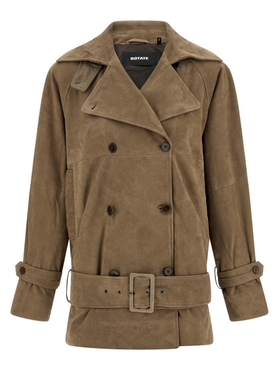 Кожаная куртка ROTATE BIRGER CHRISTENSEN Suede jacket (11531016831683) #1