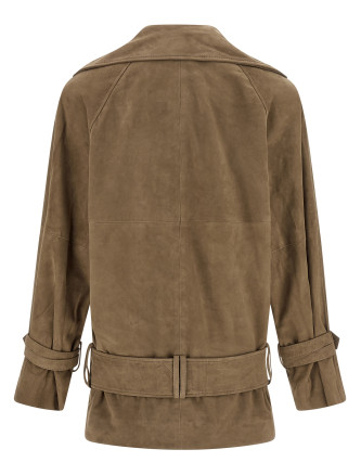 Кожаная куртка ROTATE BIRGER CHRISTENSEN Suede jacket (11531016831683) #