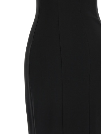 'Draped Padded Cup Maxi' dress #