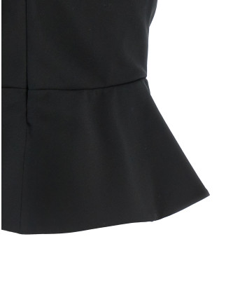 'Tailored Bustier With Sheer Neckline' top #