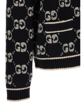 Свитер, кардиган GUCCI Cardigan logo GG (713300XKCNA1289) #