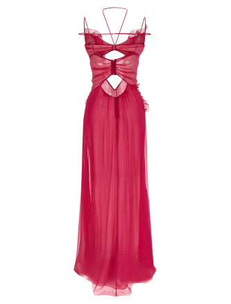 'Frilled Gown With Cutouts' dress #