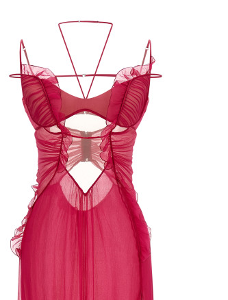 'Frilled Gown With Cutouts' dress #