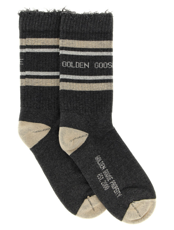 Носки GOLDEN GOOSE Logo socks (GUP00883P0022056062160621) #1