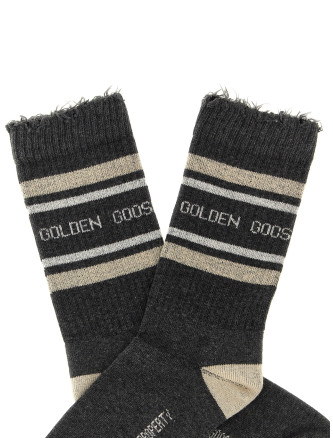 Носки GOLDEN GOOSE Logo socks (GUP00883P0022056062160621) #