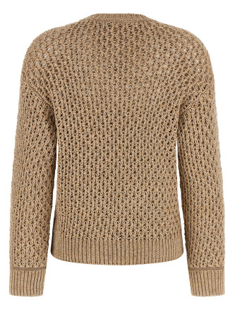 Mouliné yarn sweater #