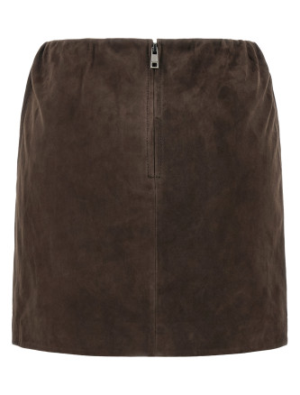 Suede skirt #
