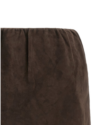 Suede skirt #