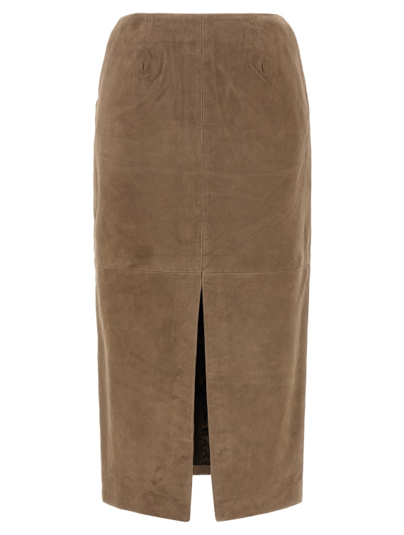 Suede skirt #1