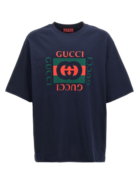 Футболка GUCCI Logo print t-shirt (784361XJGKA4735) #1