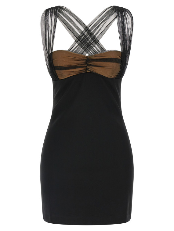'Draped Padded Cup Mini' dress #1