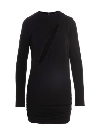 Cut out jersey dress