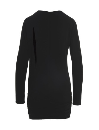 Cut out jersey dress #