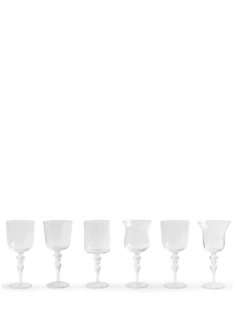 Стаканы и бутылки BITOSSI Set 6 Calici Assorted shapes