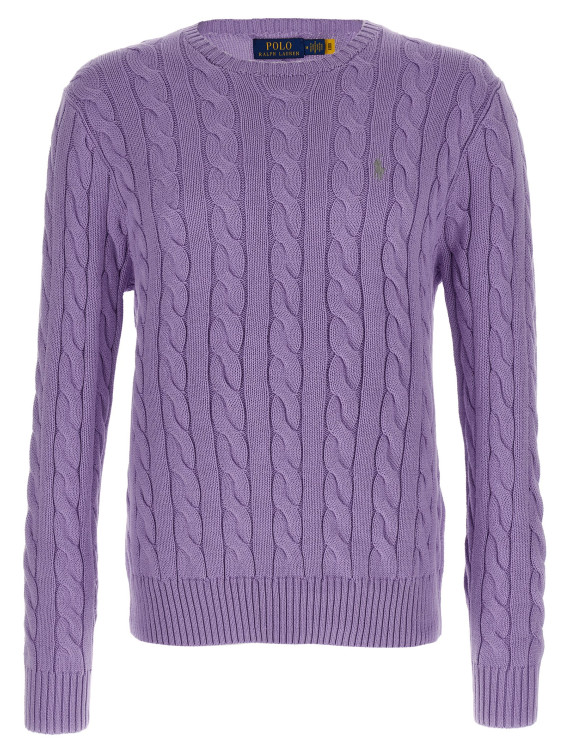 Cotton braided sweater #1