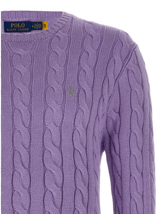 Cotton braided sweater #