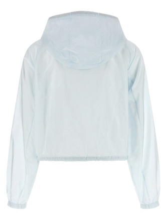Re-Nylon Feather crop jacket #