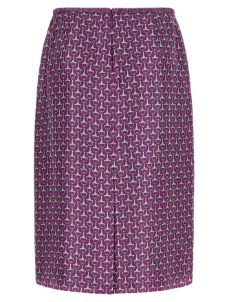 'Morsetto' print skirt #