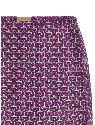 'Morsetto' print skirt #