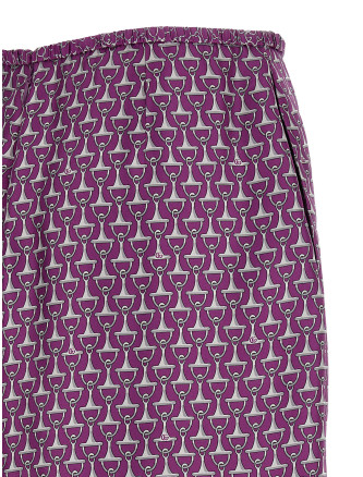 'Morsetto' print skirt #