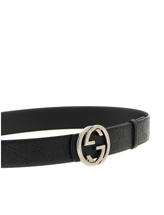 'Incrocio GG' reversible belt #