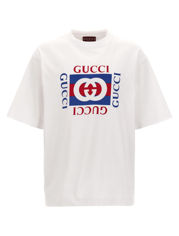 Футболка GUCCI Logo print t-shirt (784361XJGKA9074) #1