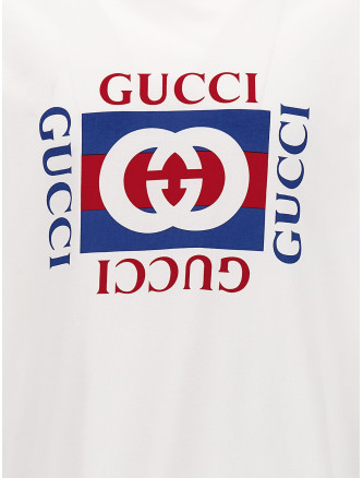 Футболка GUCCI Logo print t-shirt (784361XJGKA9074) #