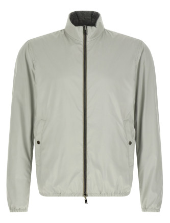 Reversible bomber jacket