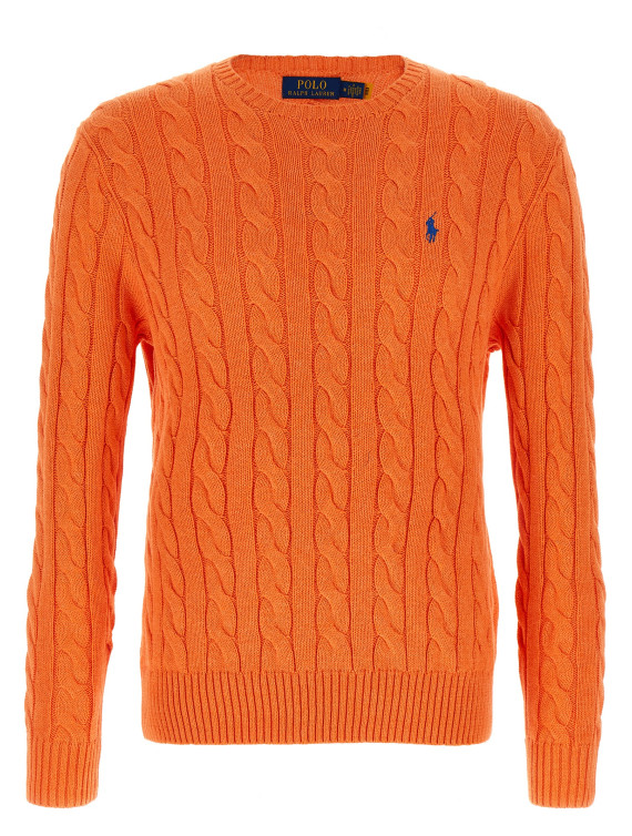 Cotton braided sweater #1