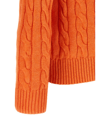 Cotton braided sweater #