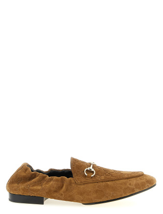 GG suede loafers