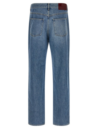 Délavé effect denim jeans #