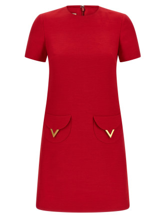 Valentino Garavani V Gold dress