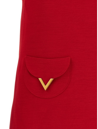 Valentino Garavani V Gold dress #