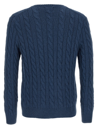 Cotton braided sweater #