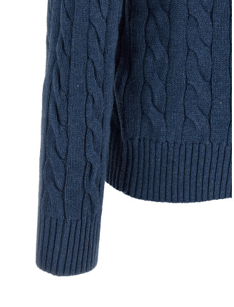 Cotton braided sweater #