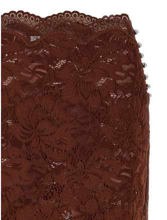 Миди PACO RABANNE Lace skirt (25HJJU598PA0170P237) #