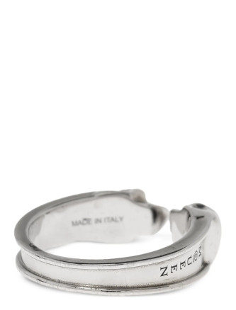 'Thin Twin Skull' ring #