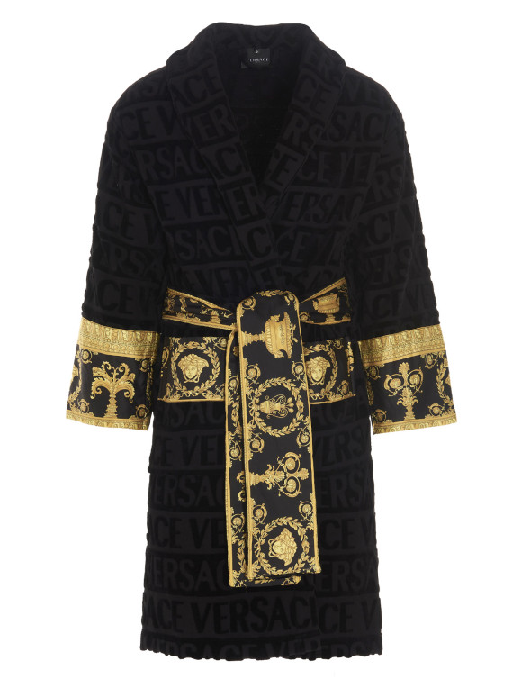 Embossed logo bathrobe #1