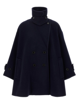 Double breasted wool coat