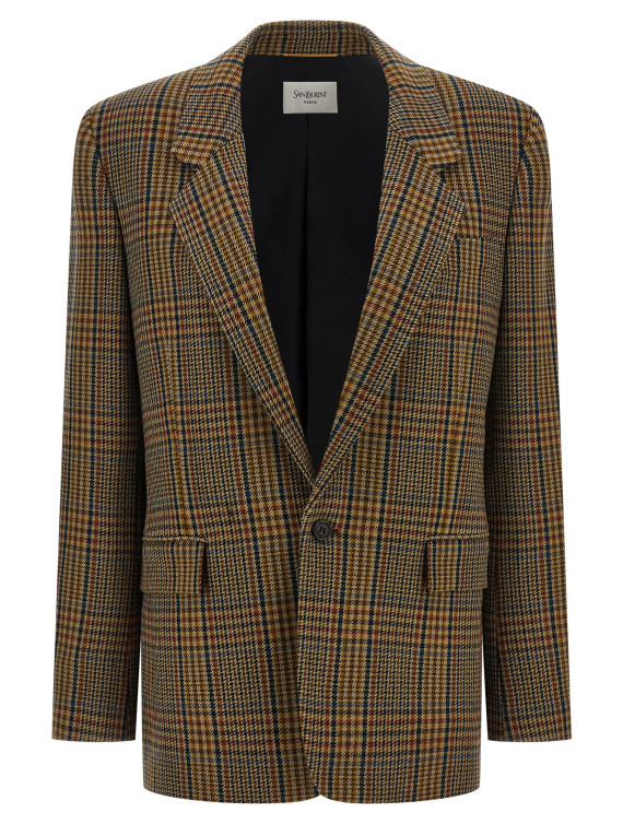Пиджак, костюм SAINT LAURENT Prince of Wales blazer (842593Y4J702232) #1
