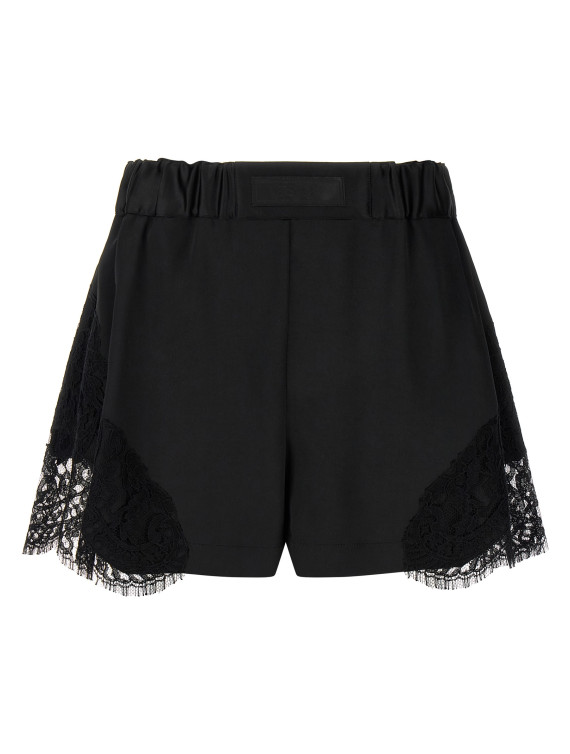 Lace insert shorts #1