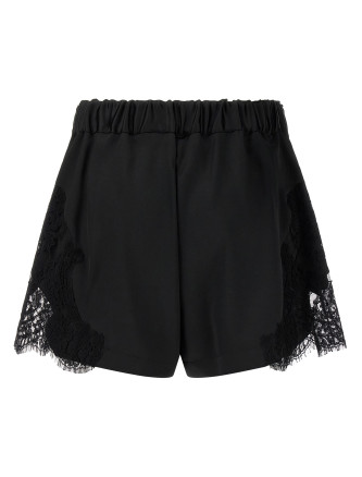 Lace insert shorts #