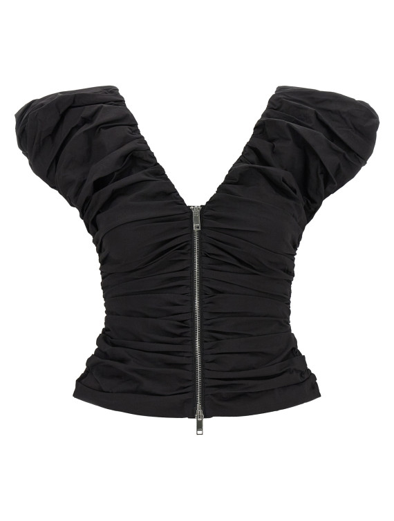 'Black Ruched' top #1