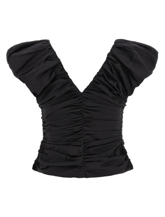 'Black Ruched' top #