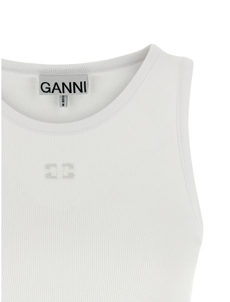 Logo embroidery tank top #