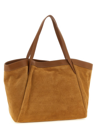 Suede shopping bag #