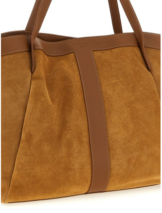 Suede shopping bag #