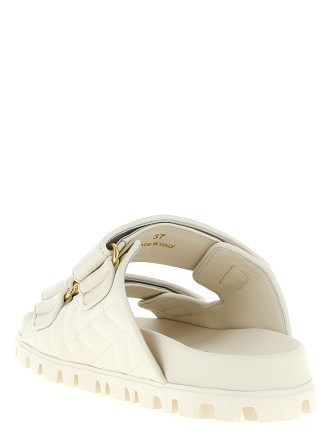 Matelassé nappa sandals #